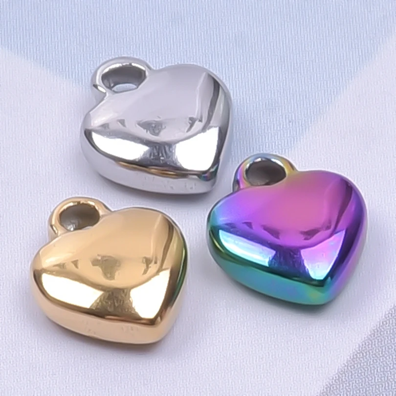 10pcs Stainless Steel Charms Love Shape Personality Pendant For Women Bracelet Necklaces Earrings Craft Jewelry DIY Accessories
10pcs Stainless Steel Charms Love Shape Personality Pendant For Women Bracelet Necklaces Earrings Craft Jewelry DIY Accessories