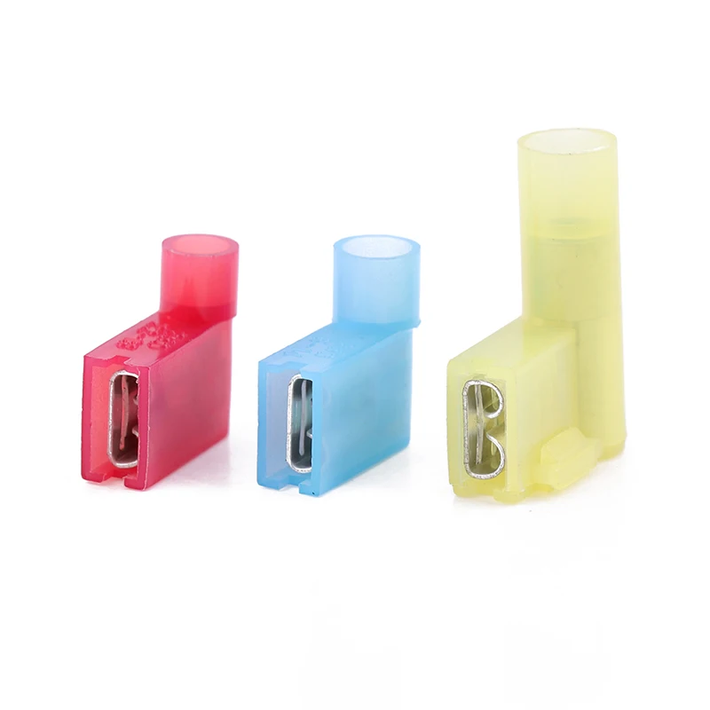 10pcs Nylon Flag Female Terminal Insulated Female Flag Spade Wire Connector Crimp Termina Quick Wire Connector Terminator
10pcs Nylon Flag Female Terminal Insulated Female Flag Spade Wire Connector Crimp Termina Quick Wire Connector Terminator