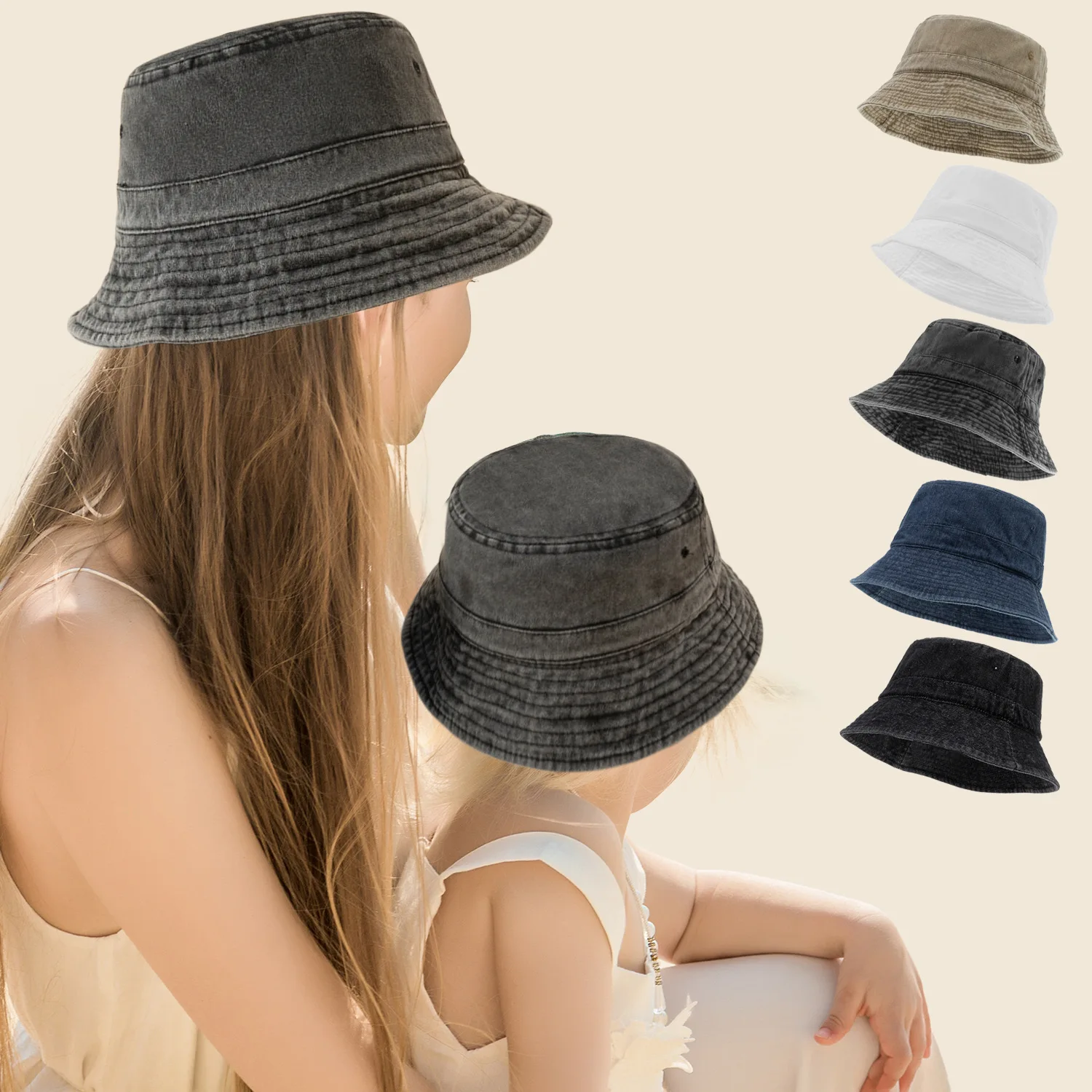 New Baby Fisherman Hats Mother and Kids Summer Sunshade Hat Casual Parent-child Windproof Boys Girls Caps Denim Washed Cotton
New Baby Fisherman Hats Mother and Kids Summer Sunshade Hat Casual Parent-child Windproof Boys Girls Caps Denim Washed Cotton
