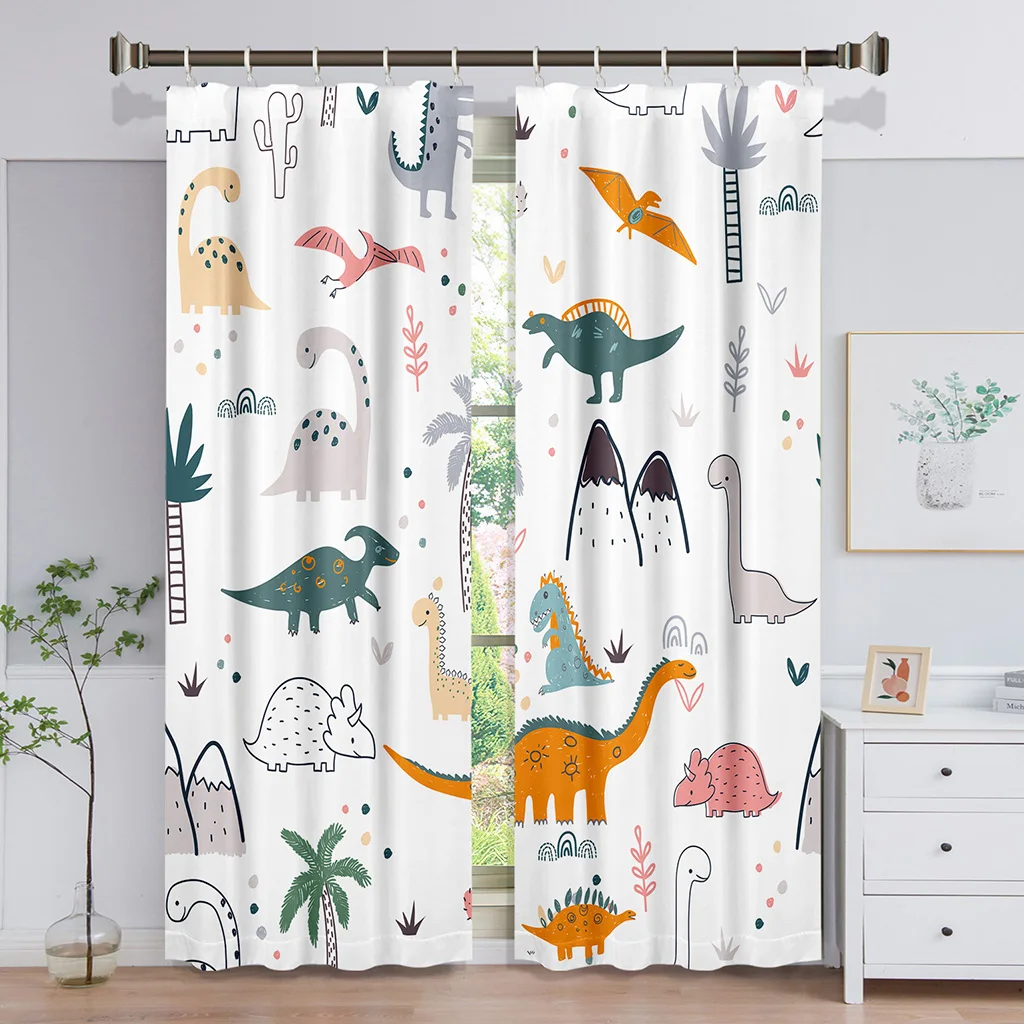 Cartoon Dinosaur 3D Digital Printing Bedroom Living Room Kids Room Children's Room Window Curtains 2 Panels
Cartoon Dinosaur 3D Digital Printing Bedroom Living Room Kids Room Children's Room Window Curtains 2 Panels