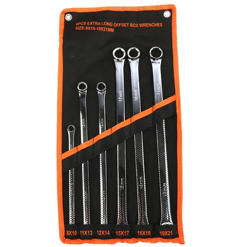 Promotion! 6 Pcs Extra Long Double Ring Box End Spanner Aviation Wrench Set Strong Power Less Effort Metric 8Mm-21Mm
Promotion! 6 Pcs Extra Long Double Ring Box End Spanner Aviation Wrench Set Strong Power Less Effort Metric 8Mm-21Mm