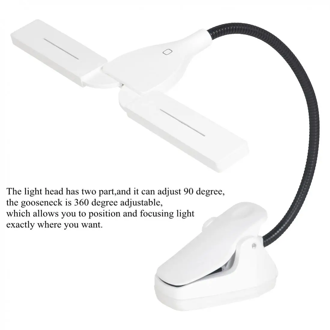 28 LEDs 3 Brightness Levels Touch Switch Music Stand Light for Instruments Practise with USB Cable
28 LEDs 3 Brightness Levels Touch Switch Music Stand Light for Instruments Practise with USB Cable