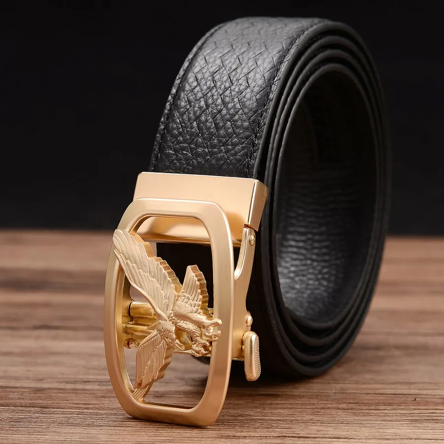 Leather Belts for Men NEW Men Automatic Buckle Belt Hot !!! Men's Leather Ratchet Dress Belt with Automatic Buckle Width:35mm
Leather Belts for Men NEW Men Automatic Buckle Belt Hot !!! Men's Leather Ratchet Dress Belt with Automatic Buckle Width:35mm