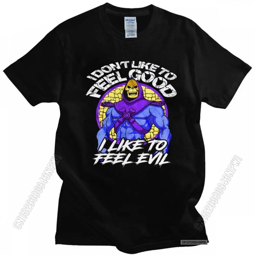 Skeletor I Like To Feel Evil Tee Shit Men Cotton He-Man And The Masters Of The Universe T-Shirt Crew Neck Urban Tshirt Gift
Skeletor I Like To Feel Evil Tee Shit Men Cotton He-Man And The Masters Of The Universe T-Shirt Crew Neck Urban Tshirt Gift