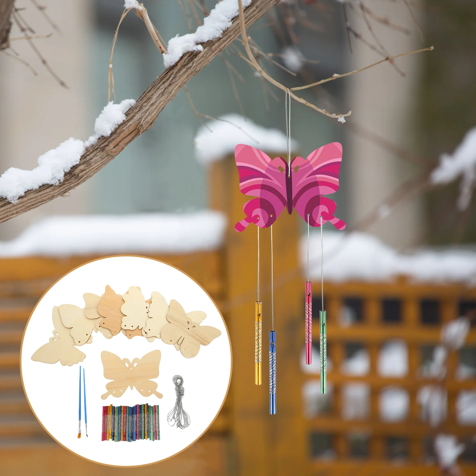 Blank Board Wood Decor Doodle Wind Bell Hanging DIY Craft Bells Wooden Chime Child
Blank Board Wood Decor Doodle Wind Bell Hanging DIY Craft Bells Wooden Chime Child