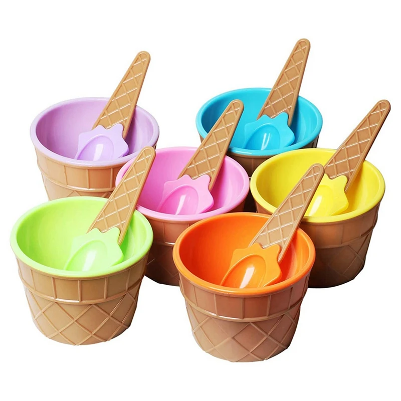24Pcs Ice Cream Bowl Set Different Color Ice Cream Spoon Bowl Tableware Set Creative Children Cartoon Bowl
24Pcs Ice Cream Bowl Set Different Color Ice Cream Spoon Bowl Tableware Set Creative Children Cartoon Bowl