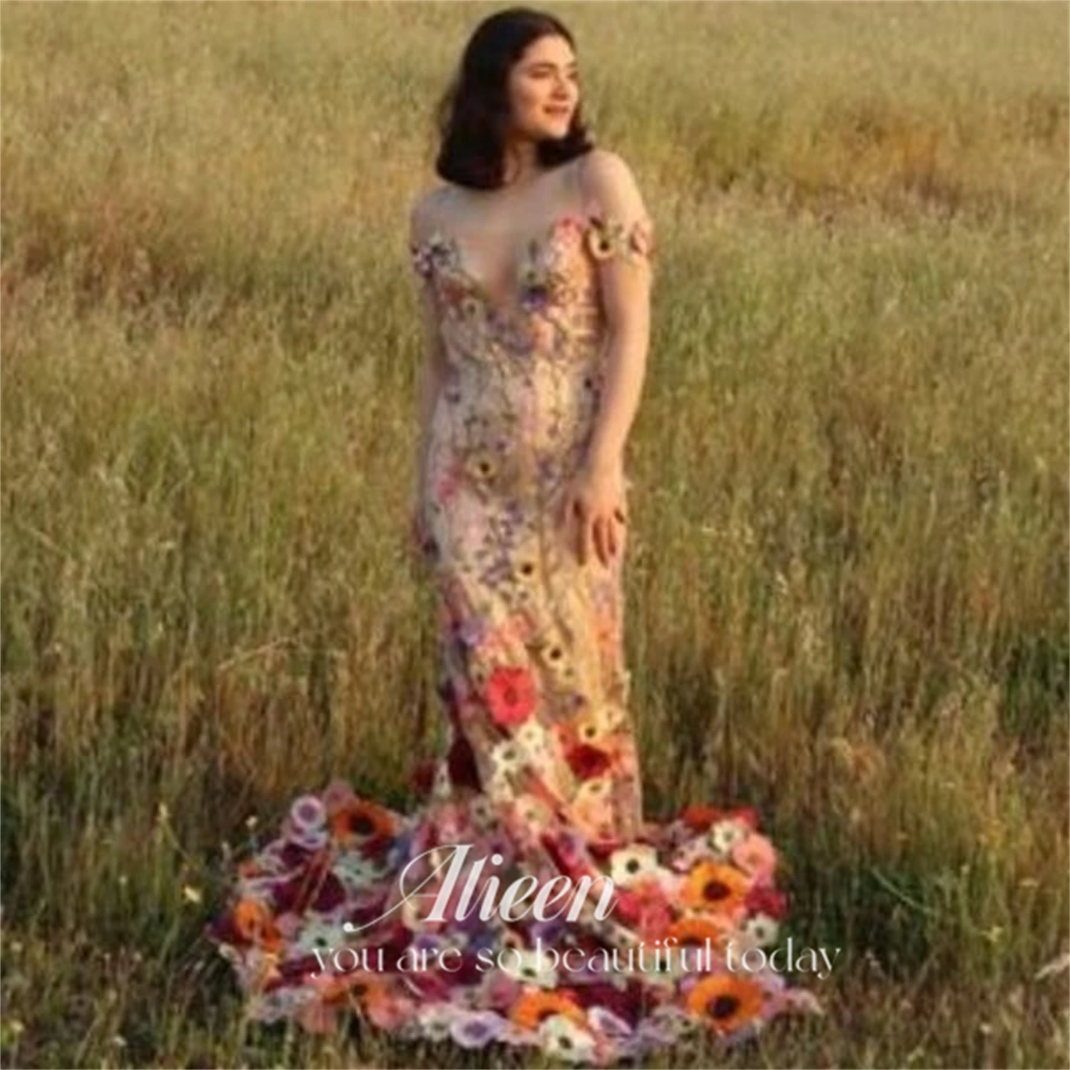 Aileen Mermaid Women's Evening Dresses Women Dresses for Weddings 3D Flowers Off the Shoulders Ball Gown Wedding Ceremony Dress
Aileen Mermaid Women's Evening Dresses Women Dresses for Weddings 3D Flowers Off the Shoulders Ball Gown Wedding Ceremony Dress