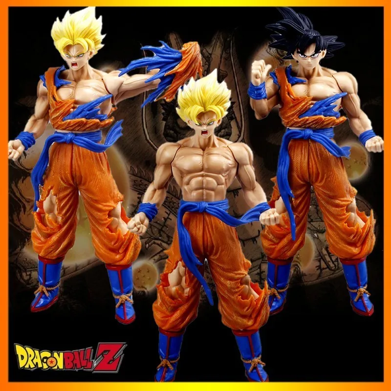 

33cm Dragon Ball Z Son Goku Figure Gk Anime Figures Dbz Super Saiyan Figurine Pvc Statue Collectible Model Doll Decor Toys Gift