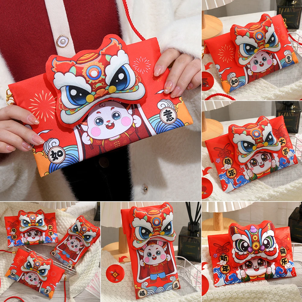 2023 Chinese New Year Red Envelope Large Capacity Spring Festival Year Of The Rabbit 3D Rabbit Money Bag Lucky Red Pocket Gift
2023 Chinese New Year Red Envelope Large Capacity Spring Festival Year Of The Rabbit 3D Rabbit Money Bag Lucky Red Pocket Gift