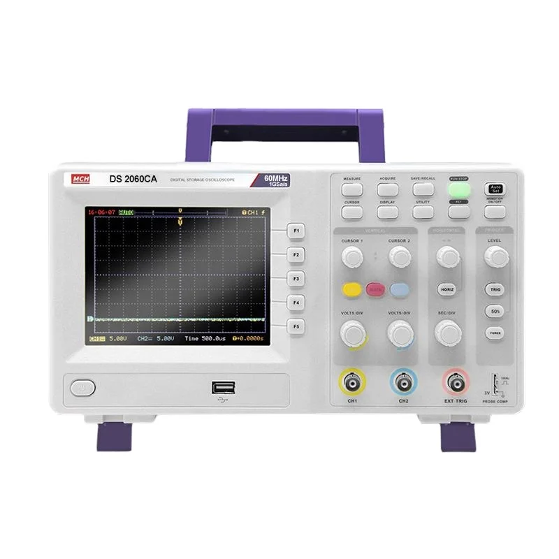 High Quality DS-2060CA 60MHz Bandwidth Dual Channel Digital Oscilloscope DS-2060CA Series For Electronic Measuring
High Quality DS-2060CA 60MHz Bandwidth Dual Channel Digital Oscilloscope DS-2060CA Series For Electronic Measuring