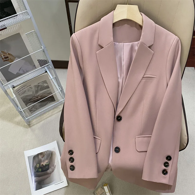 New Fashion Naked Pink Suit Jackets Women's Clothing 2023 Spring Autumn single-breasted Blazers Casual Suits Tops jp377
New Fashion Naked Pink Suit Jackets Women's Clothing 2023 Spring Autumn single-breasted Blazers Casual Suits Tops jp377