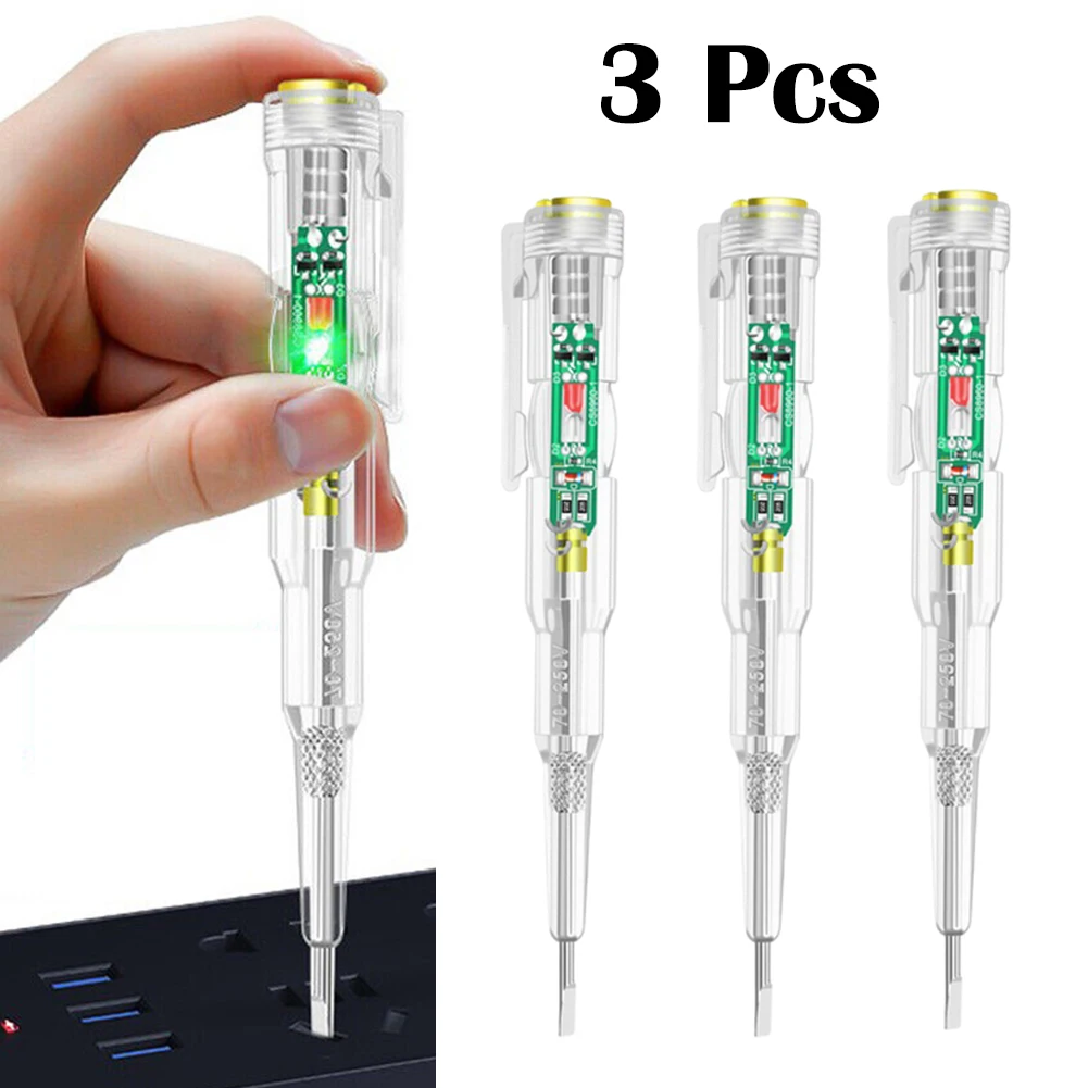 3pcs Voltage Detector Pen Voltmeter B12 Circuit Tester Electric Screwdriver Induction Electric Sensor Test Pencil
3pcs Voltage Detector Pen Voltmeter B12 Circuit Tester Electric Screwdriver Induction Electric Sensor Test Pencil