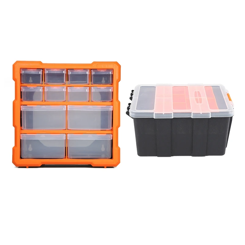 F-156D Portable Plastic Tool Parts Box Suitcase Electrician Tool Box & Drawer PP+PS Parts Storage Box
F-156D Portable Plastic Tool Parts Box Suitcase Electrician Tool Box & Drawer PP+PS Parts Storage Box