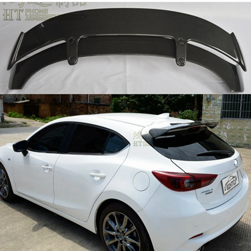 FOR Mazda 3 AXELA Hatchback 2014 2015 2016 2017 Real Carbon Fiber Rear Roof Double Layer Spoiler
FOR Mazda 3 AXELA Hatchback 2014 2015 2016 2017 Real Carbon Fiber Rear Roof Double Layer Spoiler