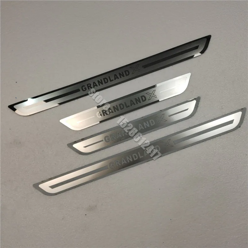 for Vauxhall Opel Grandland X Stainless Steel Door Sill Scuff Plate Guards Threshold Pedal Trim Welcome Pedal Car Styling
for Vauxhall Opel Grandland X Stainless Steel Door Sill Scuff Plate Guards Threshold Pedal Trim Welcome Pedal Car Styling
