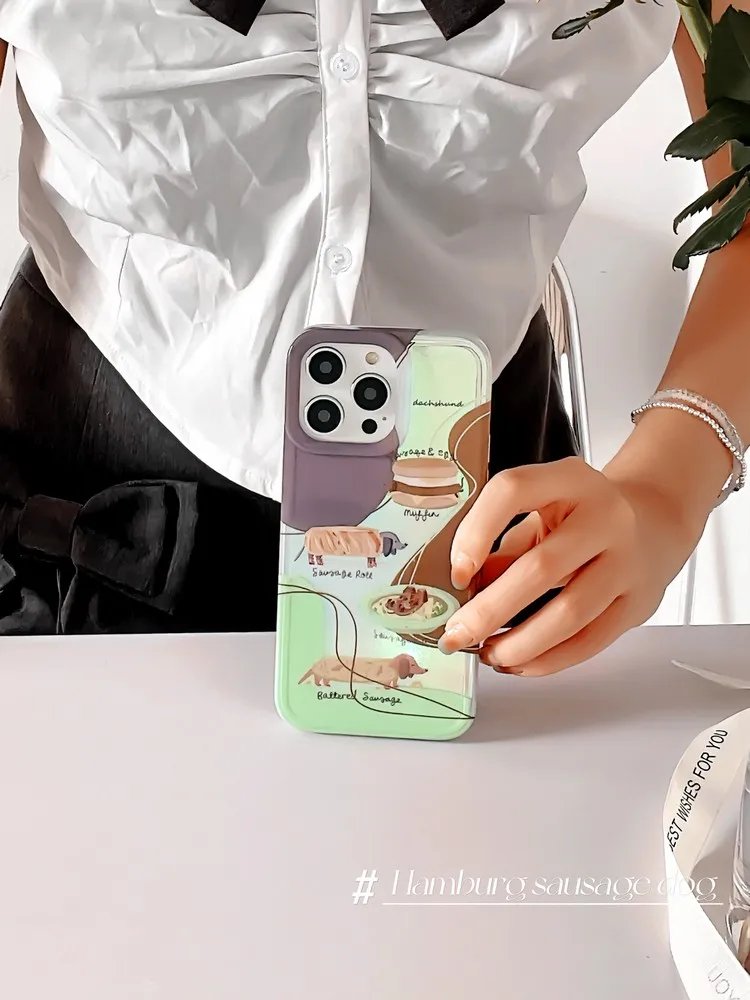 

Hamburg Sausage Dog Pattern Case For iphone 14 14Pro 14Promax 11 11ProMax 13 13Pro 13ProMax 12 12Pro 12ProMax Soft Shell