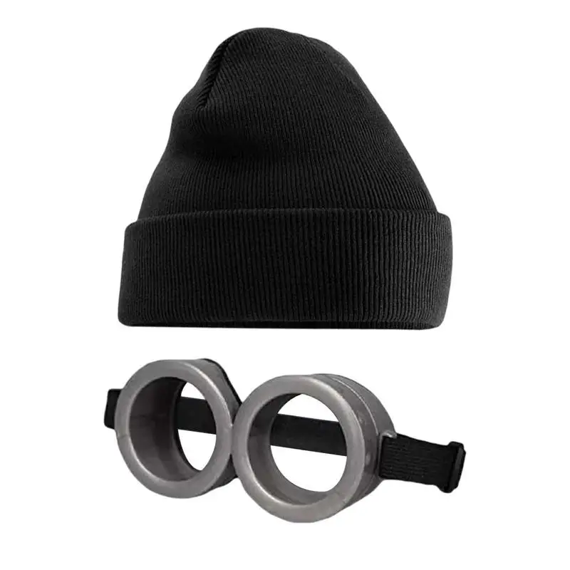 Yellow Men Cosplay Costume Party Props Goggles With Hat 3D Circular Glasses And Beanie Hat Birthday Party Decoration Supplies
Yellow Men Cosplay Costume Party Props Goggles With Hat 3D Circular Glasses And Beanie Hat Birthday Party Decoration Supplies