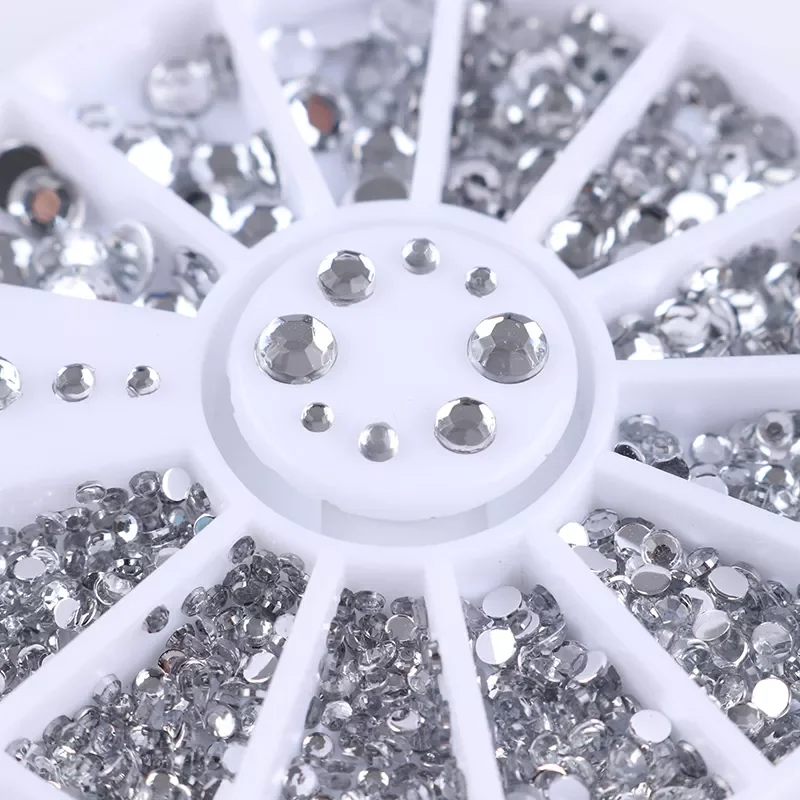 400Pcs Clear Nail Rhinestones Small Irregular Mixed-size Beads Mini Flat Bottom Crystal Nail Art 3D Decoration In Wheel
400Pcs Clear Nail Rhinestones Small Irregular Mixed-size Beads Mini Flat Bottom Crystal Nail Art 3D Decoration In Wheel