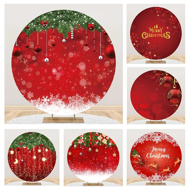 Laeacco Red Christmas Round Backdrop Dream Light Bokeh Snowflake Xmas Ball Kids Birthday Girls Portrait Photography Background
Laeacco Red Christmas Round Backdrop Dream Light Bokeh Snowflake Xmas Ball Kids Birthday Girls Portrait Photography Background