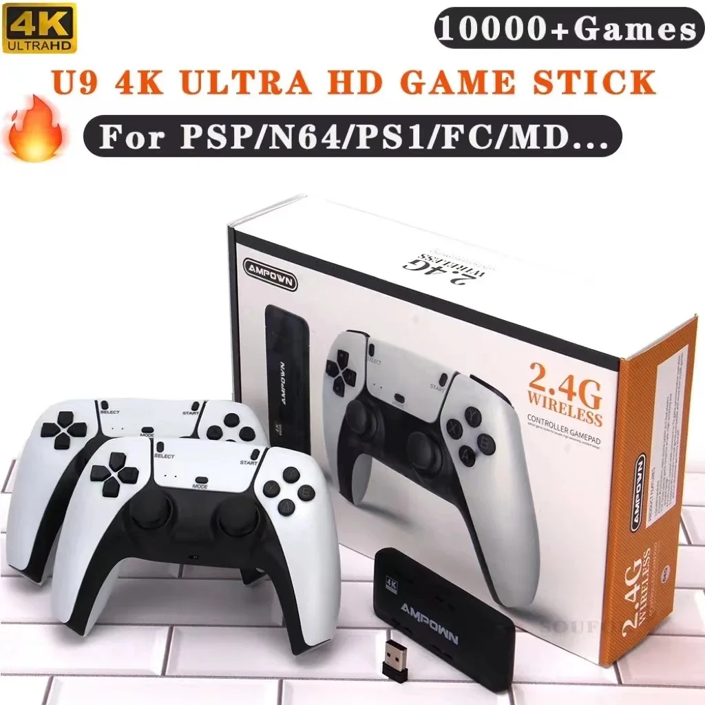 Video Game Ampown U9 Wireless 2.4G HD Arcade PSP Family TV Mini Game Machine Ps5 Handle Game Machine Pandora Box
Video Game Ampown U9 Wireless 2.4G HD Arcade PSP Family TV Mini Game Machine Ps5 Handle Game Machine Pandora Box