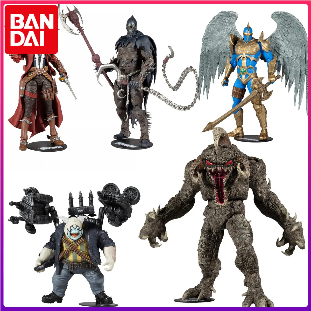 Original McFarlane 1/12 Gunslinger Spawn Raven Spawn The Redeemer Violator Clown Reggae Dolls Toy Model Action Figure
Original McFarlane 1/12 Gunslinger Spawn Raven Spawn The Redeemer Violator Clown Reggae Dolls Toy Model Action Figure