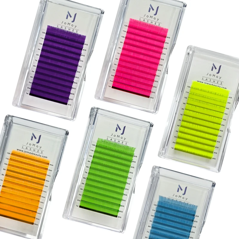 Jomay Color Eyelashes Makeup UV Neon Lash Soft Natural Synthetic Mink Rainbow Eyelash Cilios Mixed Lash Extension Supplies
Jomay Color Eyelashes Makeup UV Neon Lash Soft Natural Synthetic Mink Rainbow Eyelash Cilios Mixed Lash Extension Supplies