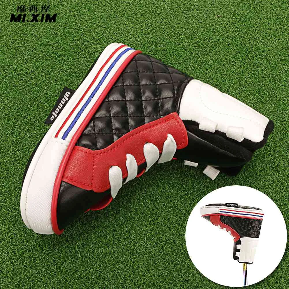PU Leather Golf Head Cover for Putter Waterproof Sneaker Style Golf Blade Putter Head Cover L Shape Outdoor Sports Accessories
PU Leather Golf Head Cover for Putter Waterproof Sneaker Style Golf Blade Putter Head Cover L Shape Outdoor Sports Accessories