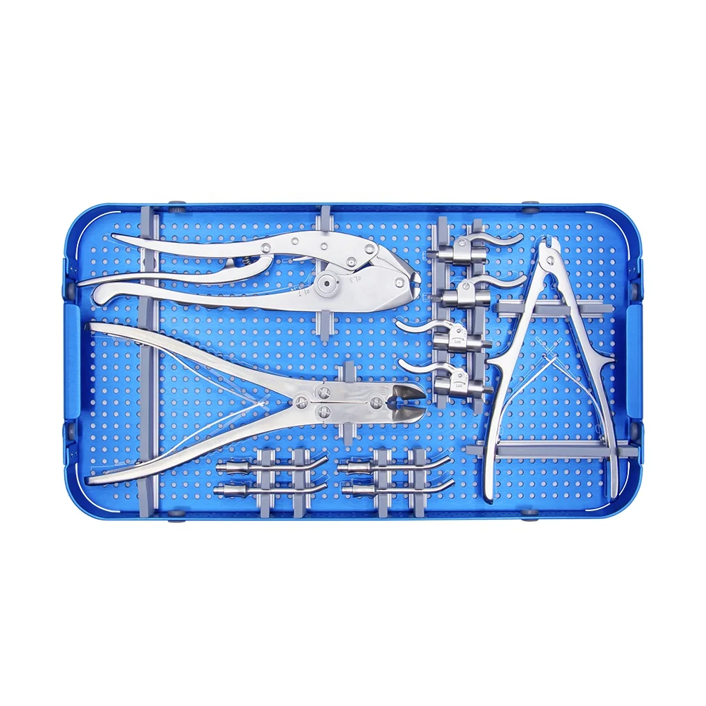 Meditech High Quality Orthopedic Surgical trauma Synthe Orthopedic Cable Instrument Set
Meditech High Quality Orthopedic Surgical trauma Synthe Orthopedic Cable Instrument Set