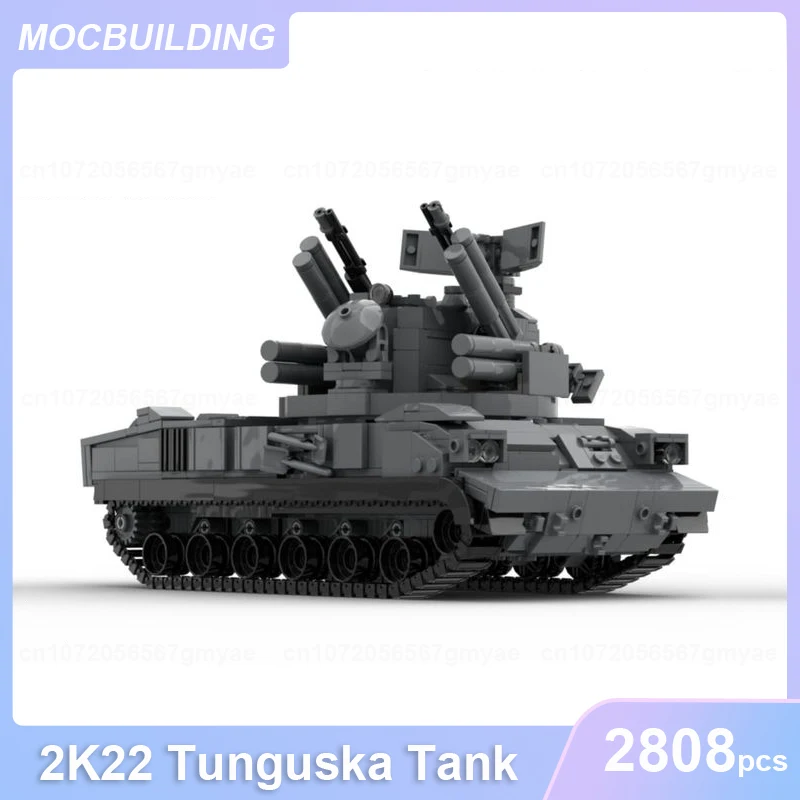 2K22 Tunguska Tank Model MOC Building Blocks DIY Assemble Bricks Educational Military Vehicle Creative Toys Kids Gifts 2808PCS
2K22 Tunguska Tank Model MOC Building Blocks DIY Assemble Bricks Educational Military Vehicle Creative Toys Kids Gifts 2808PCS