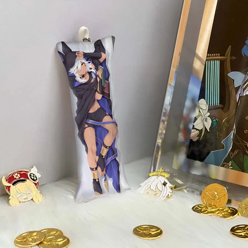 Genshin Impact Cyno Mini Dakimakura Key Chain Pendant Anime Accessories Key Ring Small Body Pillow Bag Pendant Double Side
Genshin Impact Cyno Mini Dakimakura Key Chain Pendant Anime Accessories Key Ring Small Body Pillow Bag Pendant Double Side