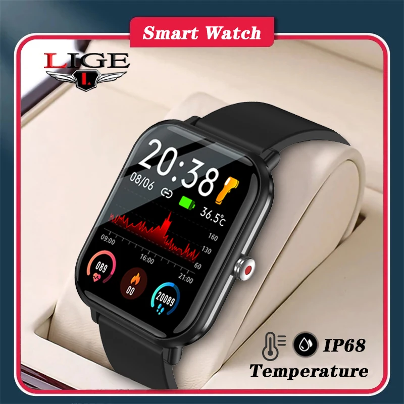 LIGE Smart Watch For Men Women Call Reminder Alarm Clock Full Touch Waterproof Sports Watches Fitness Smartwatch For Android iOS
LIGE Smart Watch For Men Women Call Reminder Alarm Clock Full Touch Waterproof Sports Watches Fitness Smartwatch For Android iOS