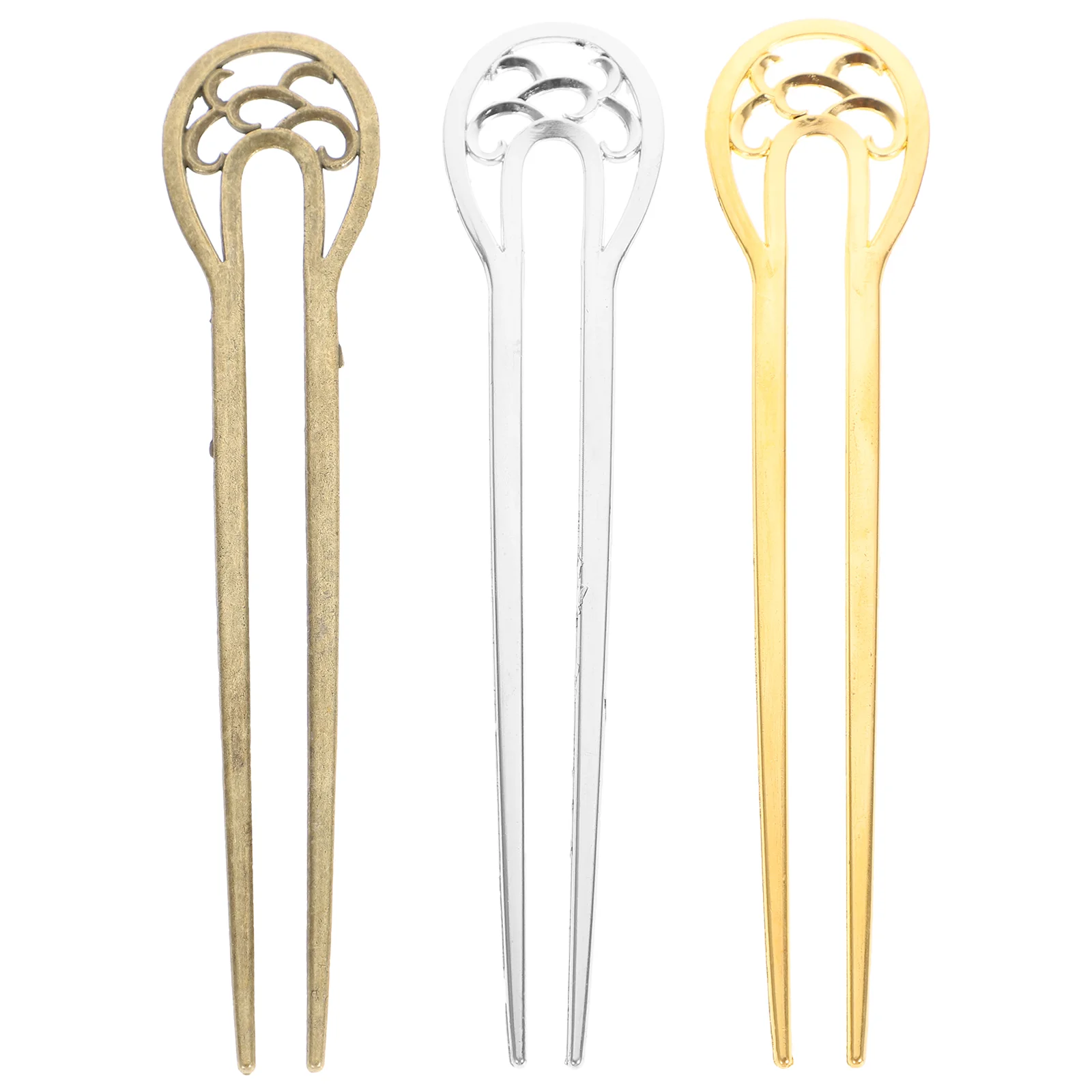 3pcs Hair Clips U- Shaped Hair Fork Hair Stick Hair u Pin French Alloy Hair Hair Fork U Shaped Hair Chopsticks
3pcs Hair Clips U- Shaped Hair Fork Hair Stick Hair u Pin French Alloy Hair Hair Fork U Shaped Hair Chopsticks