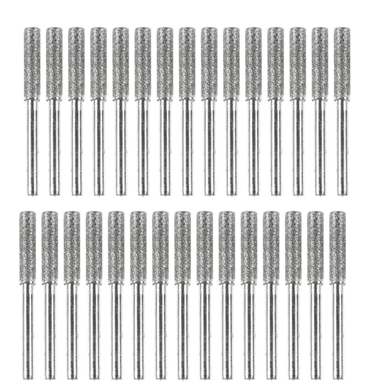 30 Pieces Chainsaw Sharpener Stone Burr Grinding Stone File, Polishing Grinding Tool Grinding Bits, 5/32 Inch/ 4 mm
30 Pieces Chainsaw Sharpener Stone Burr Grinding Stone File, Polishing Grinding Tool Grinding Bits, 5/32 Inch/ 4 mm