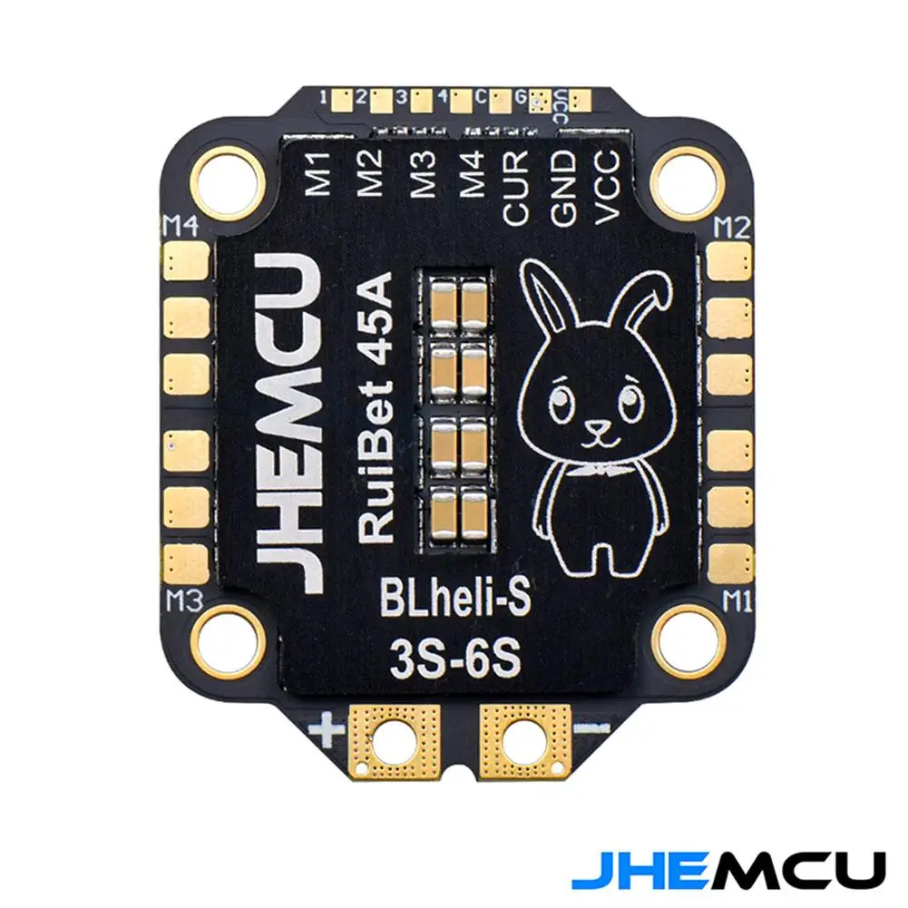 Jhemcu Ruibet 45a Blheli_s Dshot600 3-6s Brushless 4in1 Esc 30x30mm For Fpv Freestyle Flight Controller Stack Diy Parts
Jhemcu Ruibet 45a Blheli_s Dshot600 3-6s Brushless 4in1 Esc 30x30mm For Fpv Freestyle Flight Controller Stack Diy Parts