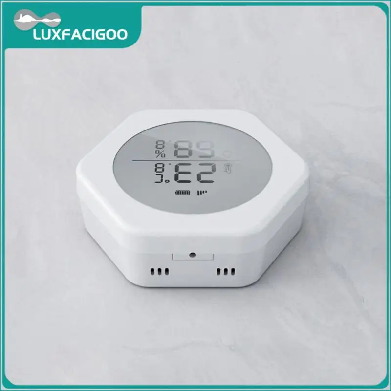 Высокоточный датчик Tuya, умный Внутренний Wi-Fi термометр, беспроводной датчик температуры и влажности Zigbee Sig-mesh 
Высокоточный датчик Tuya, умный Внутренний Wi-Fi термометр, беспроводной датчик температуры и влажности Zigbee Sig-mesh
