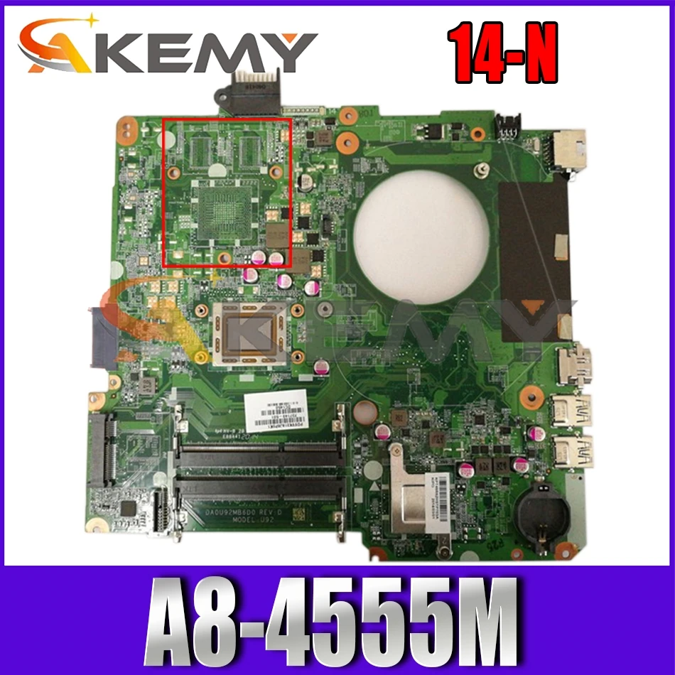 736822-501 736822-601 For HP Pavilion 14-N AM4555 Laptop motherboard DA0U92MB6D0 DDR3 Notebook Mainboard
736822-501 736822-601 For HP Pavilion 14-N AM4555 Laptop motherboard DA0U92MB6D0 DDR3 Notebook Mainboard