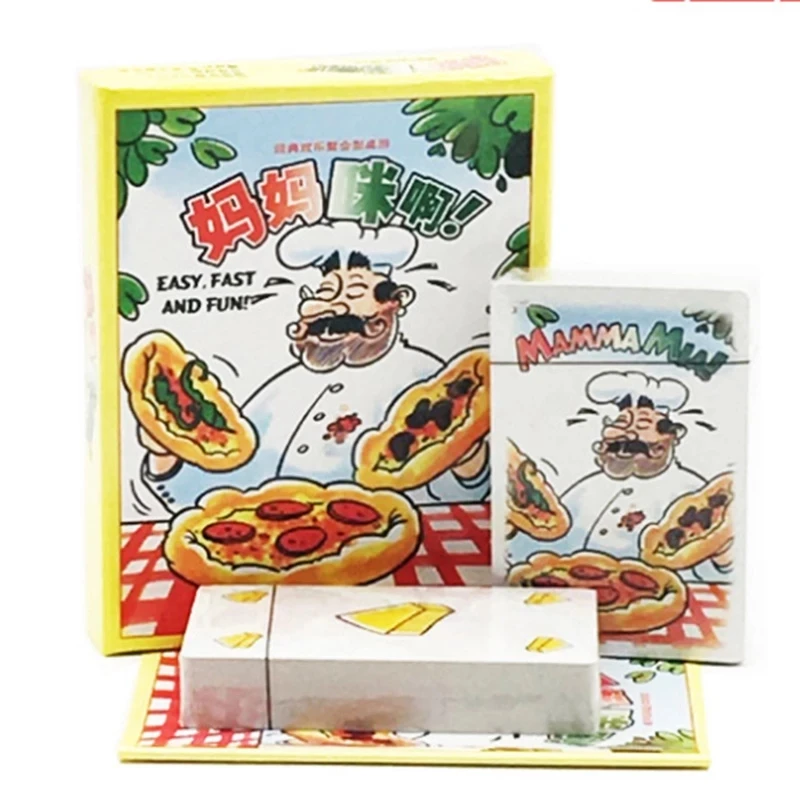 2-5 Players Mamma Mia Board Game Cards Games Cildren Adults Family Party Game Toy Gift Fun Games
2-5 Players Mamma Mia Board Game Cards Games Cildren Adults Family Party Game Toy Gift Fun Games