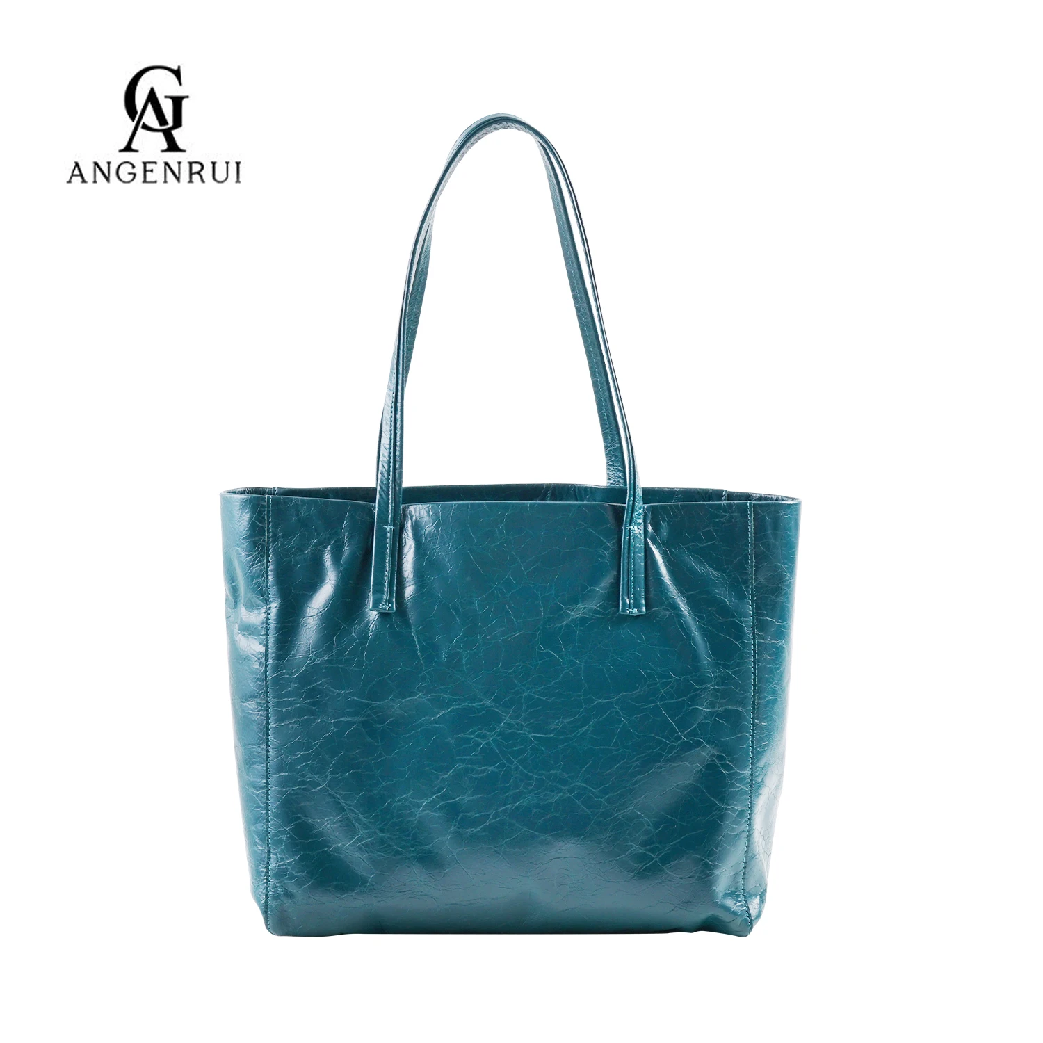 ANGENGRUI Brand Luxury Leather Women's Bag Oil Wax Leather Tote Bag Fashion Leisure Soft Leather Shopping Bag Commuter Handbag
ANGENGRUI Brand Luxury Leather Women's Bag Oil Wax Leather Tote Bag Fashion Leisure Soft Leather Shopping Bag Commuter Handbag