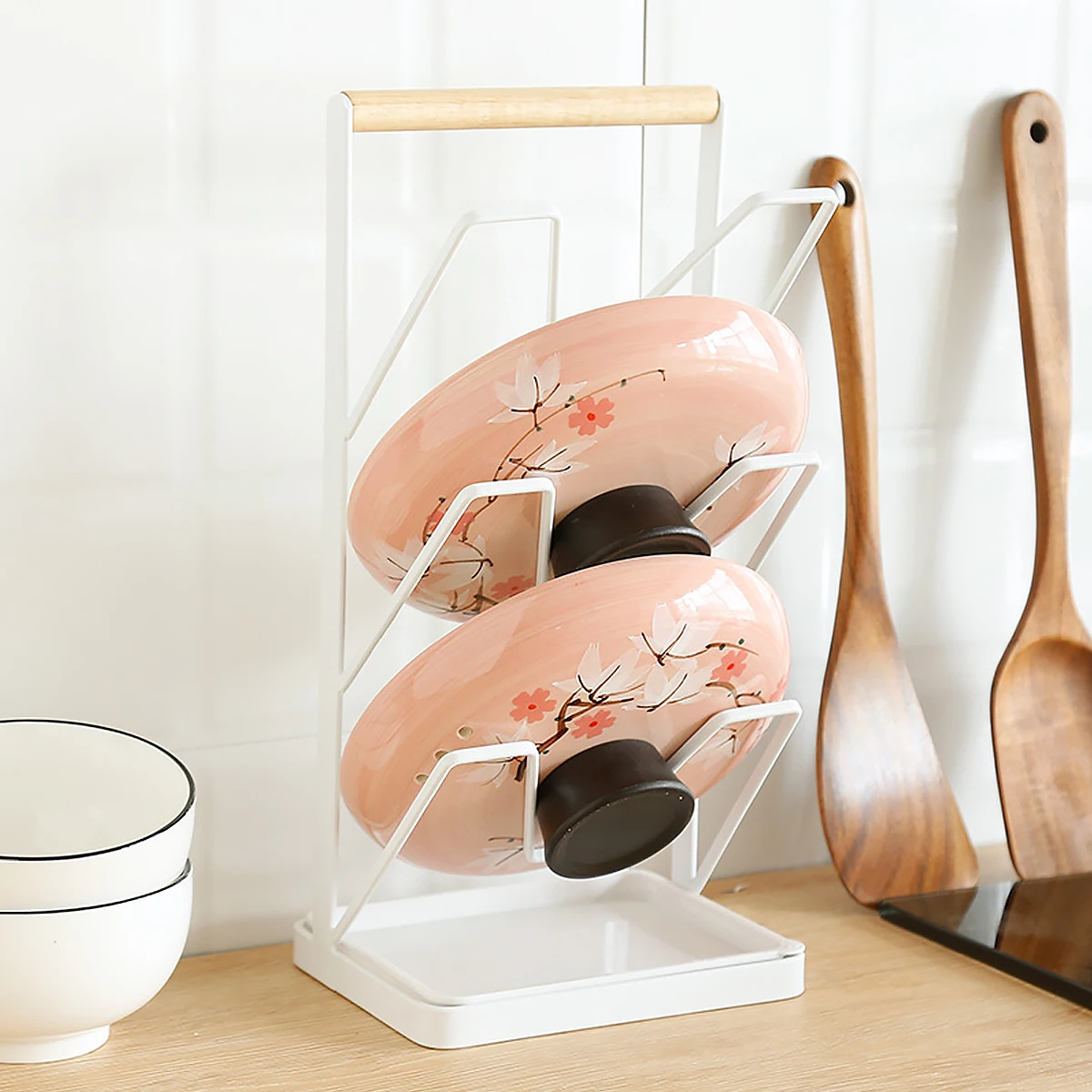 Pot Lid Holders 3-Layer Pot Lid Rack Steel Frame Lid Stand with Removable Drain Tray Lid Storage Organizer for Utensils Spatula
Pot Lid Holders 3-Layer Pot Lid Rack Steel Frame Lid Stand with Removable Drain Tray Lid Storage Organizer for Utensils Spatula