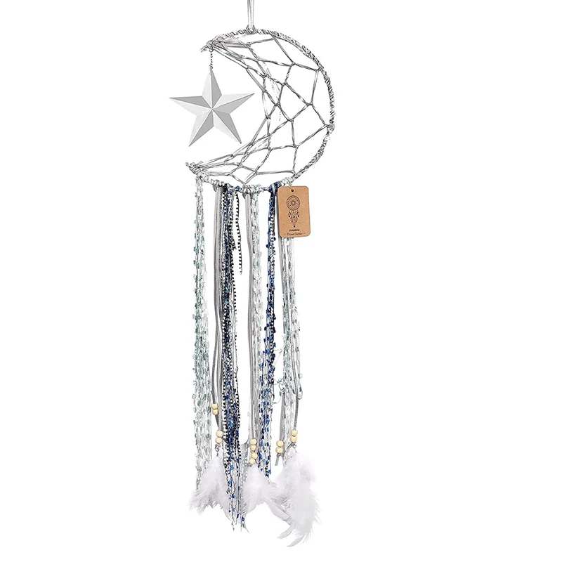 Moon Dream Catcher Bedroom Baby Room Wall Decor Ornament For Girls Hippie Boho Handmade Dreamcatcher
Moon Dream Catcher Bedroom Baby Room Wall Decor Ornament For Girls Hippie Boho Handmade Dreamcatcher