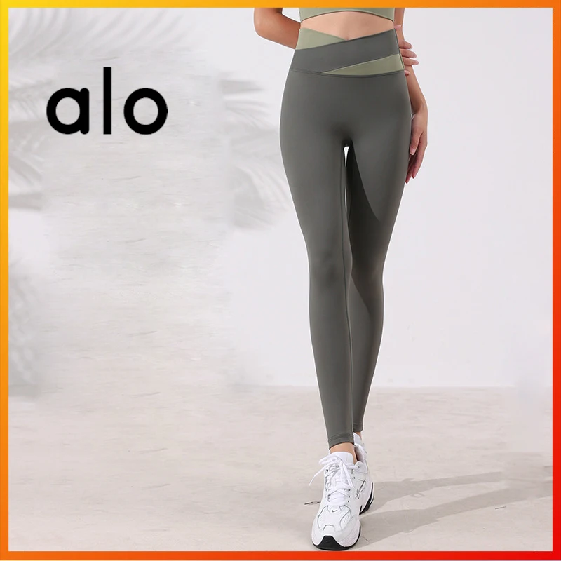 Alo Yoga New Women's Stitching Color Leggings Yoga Fitness Running High Waist Pants Sports Gym Breathable Elastic Leggings
Alo Yoga New Women's Stitching Color Leggings Yoga Fitness Running High Waist Pants Sports Gym Breathable Elastic Leggings