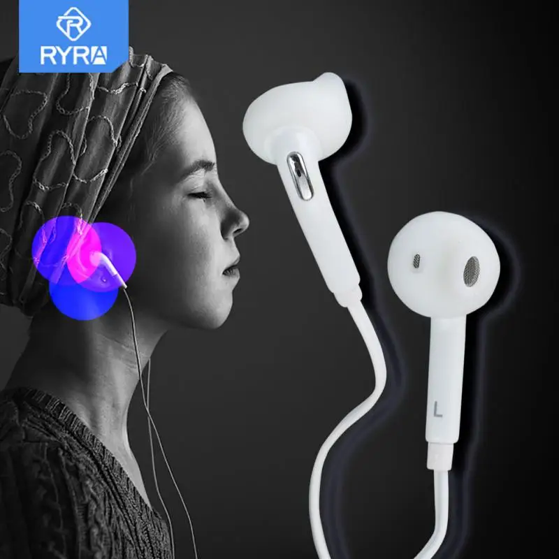 RYRA Universal 3.5 Stereo Music In-Ear Headphones Portable Cancelling Earphone Wired Headset With Mic Bass For Samsung Galaxy S6 
RYRA Universal 3.5 Stereo Music In-Ear Headphones Portable Cancelling Earphone Wired Headset With Mic Bass For Samsung Galaxy S6