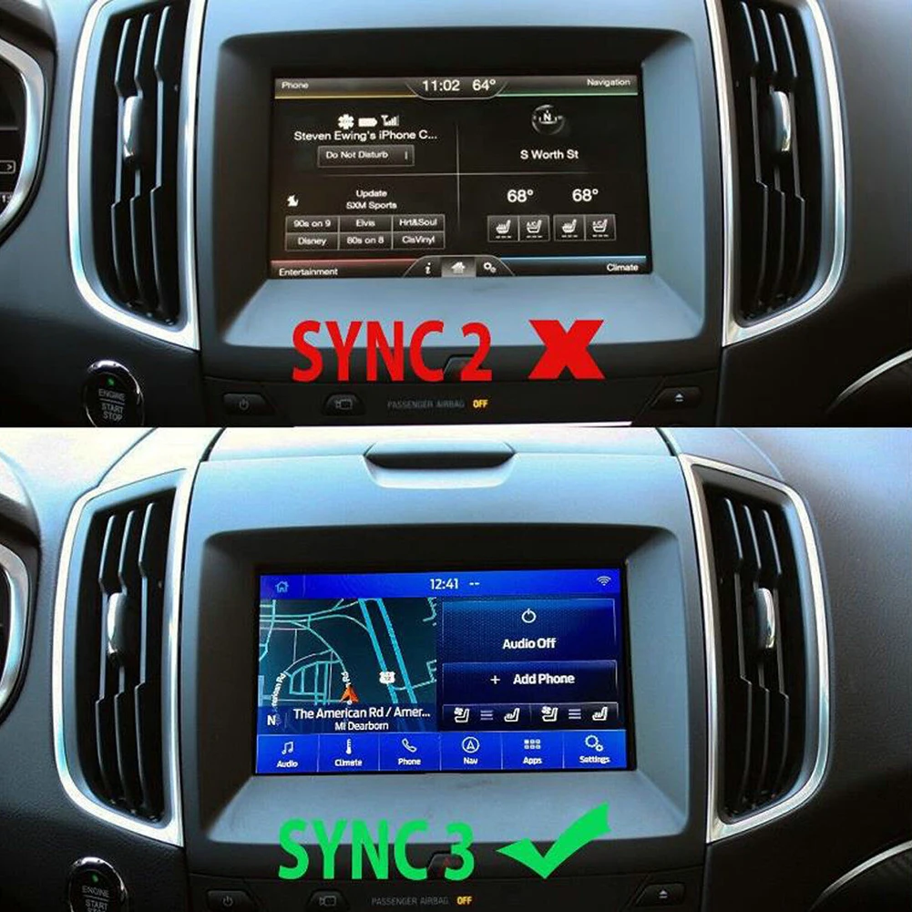 

Black Moudle Car Brand New Controls Durable High Quality Interface Interface Module Type C+USB For Ford SYNC 3