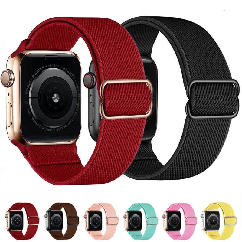 Nylon Elastic Strap For Apple Watch 45mm 44mm 41mm 42mm 40mm Adjustable Bracelet Wristband For iwatch Ultra 8 7 6 5 4 3 SE Band
Nylon Elastic Strap For Apple Watch 45mm 44mm 41mm 42mm 40mm Adjustable Bracelet Wristband For iwatch Ultra 8 7 6 5 4 3 SE Band