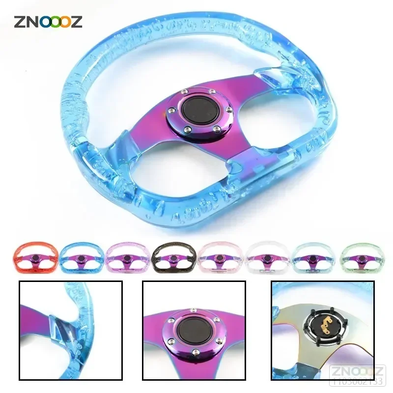 Руль и гудок из акрила, 320 мм, 12,5 дюйма, 6 отверстий, 10 цветов 
Руль и гудок из акрила, 320 мм, 12,5 дюйма, 6 отверстий, 10 цветов