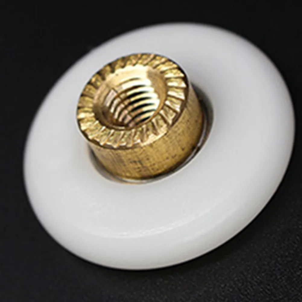 4Pcs 19/23/25/27mm Brass Centre Shower Room Pulley Bathroom Sliding Glass Door Wheels Nylon Copper Door Roller With Screws
4Pcs 19/23/25/27mm Brass Centre Shower Room Pulley Bathroom Sliding Glass Door Wheels Nylon Copper Door Roller With Screws