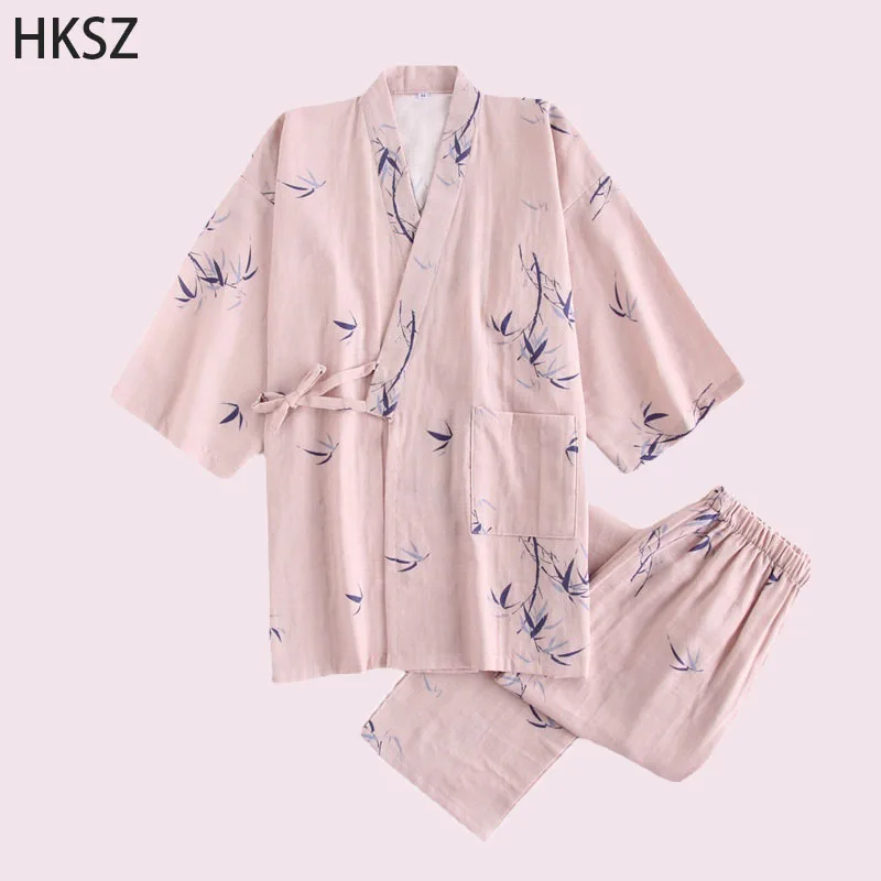 Conjunto Pijamas Pareja Spring/summer Pure Cotton Double Layer Gauze Women Kimono Pajamas Set New Casual Trousers Men Home Wear
Conjunto Pijamas Pareja Spring/summer Pure Cotton Double Layer Gauze Women Kimono Pajamas Set New Casual Trousers Men Home Wear
