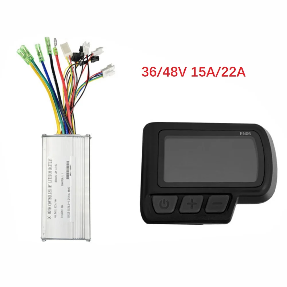 Контроллер JN 15A/22A 36 В/48 В 6Mos/9Mos для электровелосипеда + ЖК-экран EN06 с USB, аксессуары для электрического скутера и велосипеда
Контроллер JN 15A/22A 36 В/48 В 6Mos/9Mos для электровелосипеда + ЖК-экран EN06 с USB, аксессуары для электрического скутера и велосипеда