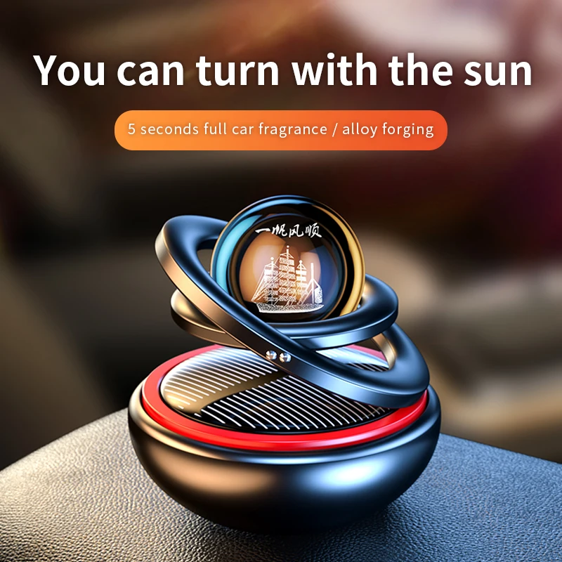Car Aromatherapy Solar 360 Degree Rotation Car Air Freshener Auto Perfume Fragrance Auto Aromatherapy Flavoring Interior Parfums
Car Aromatherapy Solar 360 Degree Rotation Car Air Freshener Auto Perfume Fragrance Auto Aromatherapy Flavoring Interior Parfums