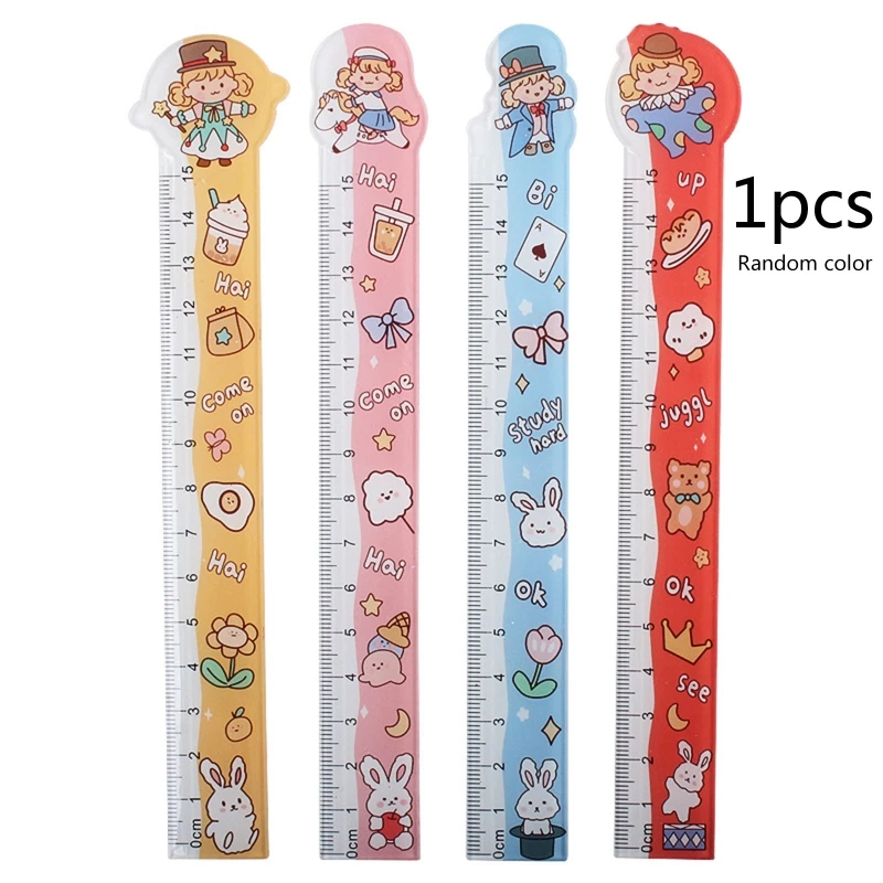 H05A Clear Bookmarks Straight Ruler Plastic Stationery Measuring Tools for Students
H05A Clear Bookmarks Straight Ruler Plastic Stationery Measuring Tools for Students